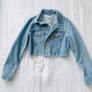 Women's Topshop Cropped Denim Jacket